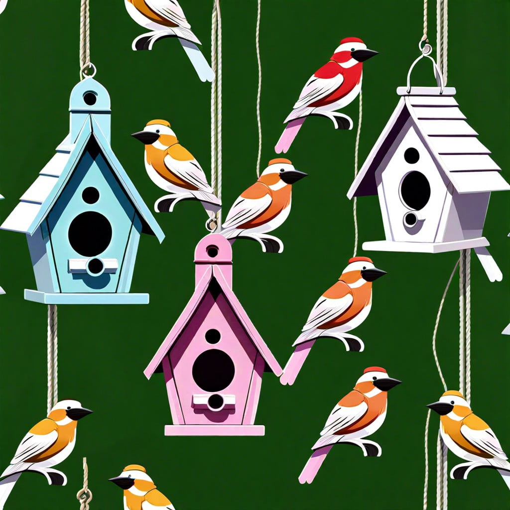 hanging birdhouses