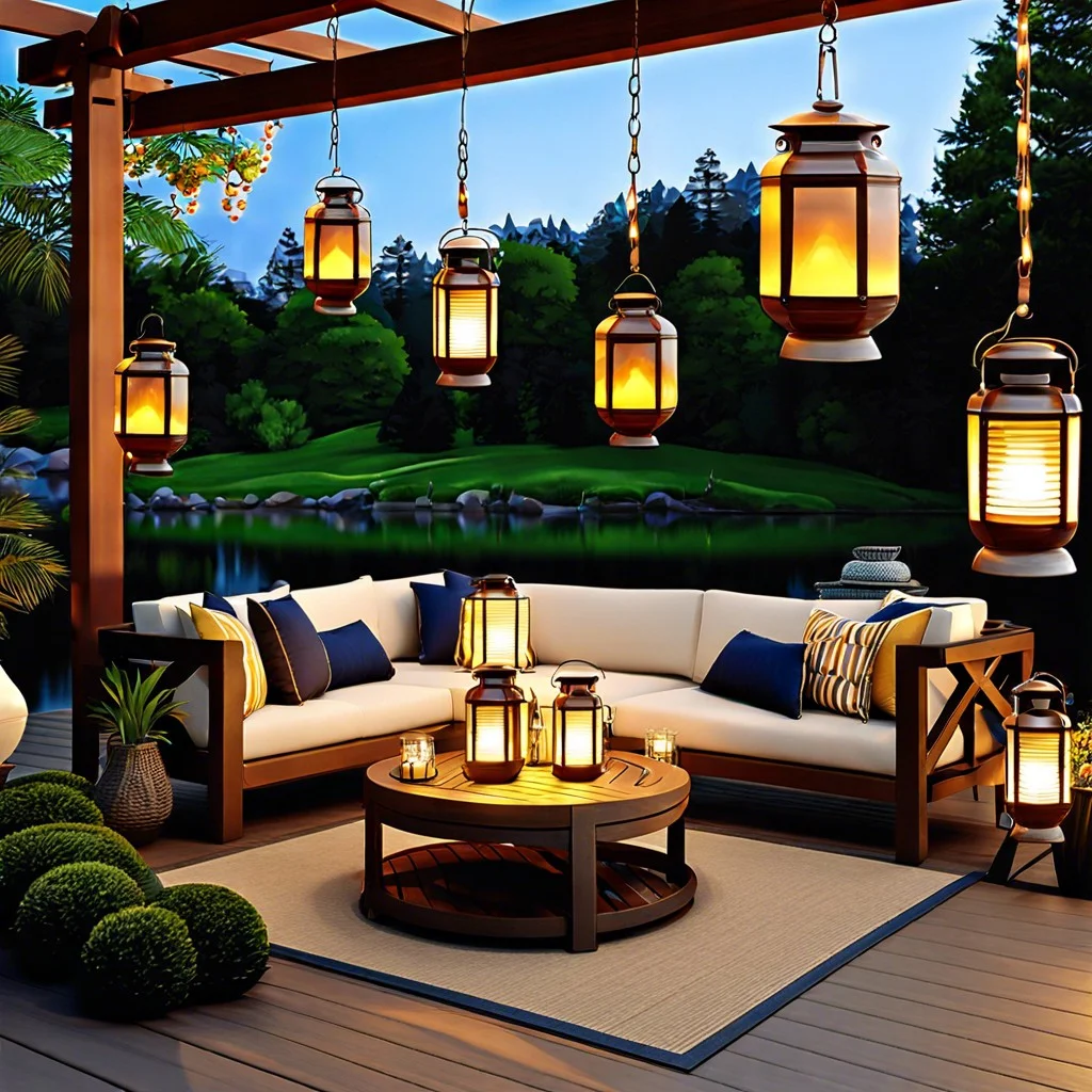 hanging lanterns