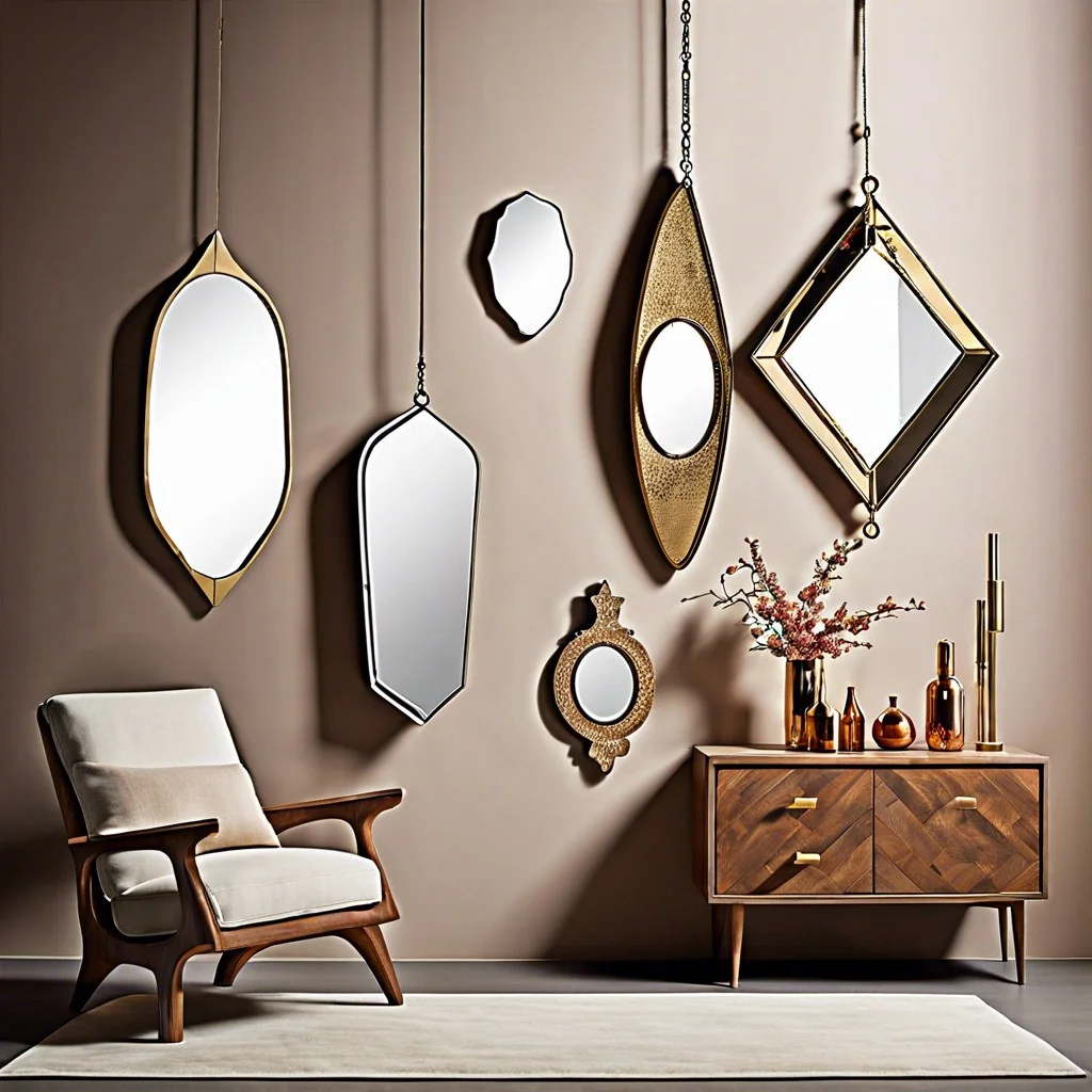 hanging mirrors