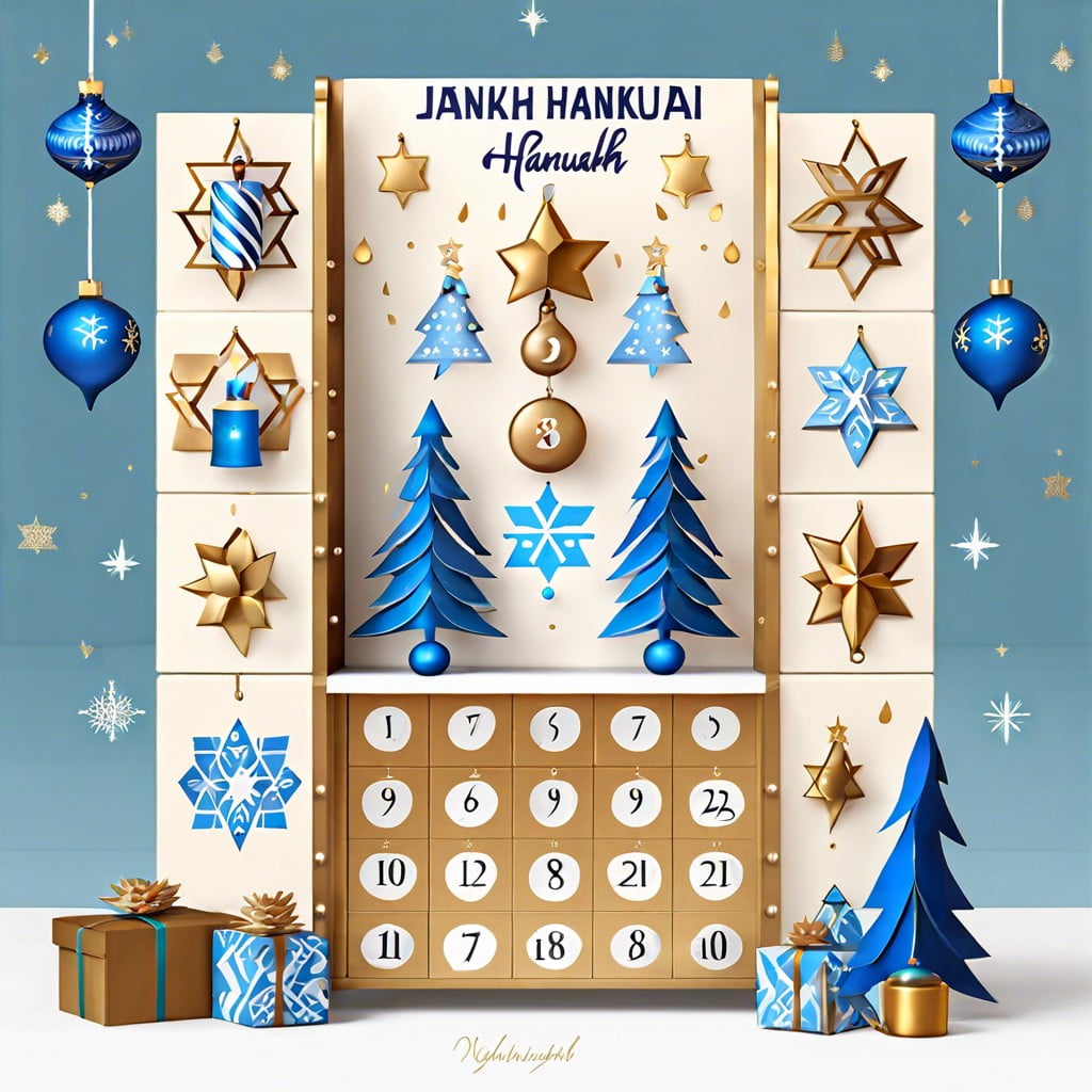 hanukkah advent calendar