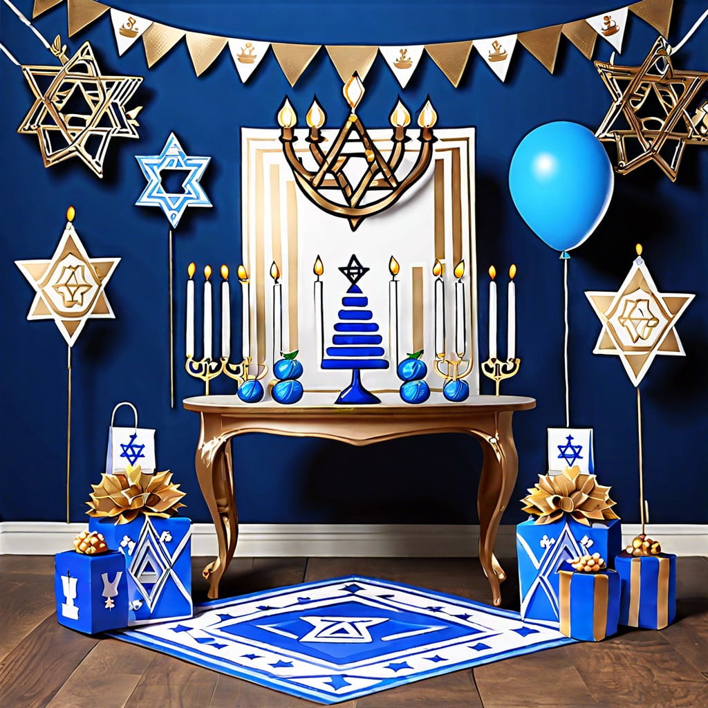 hanukkah themed photo booth