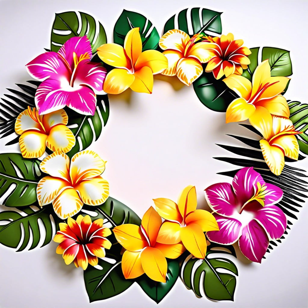 hawaiian flower garlands