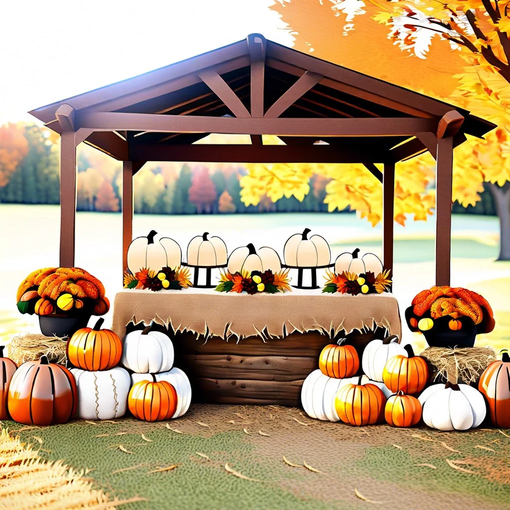 hay bale seating