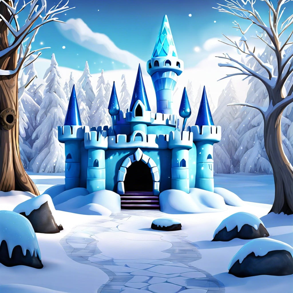 ice castle play area for kids