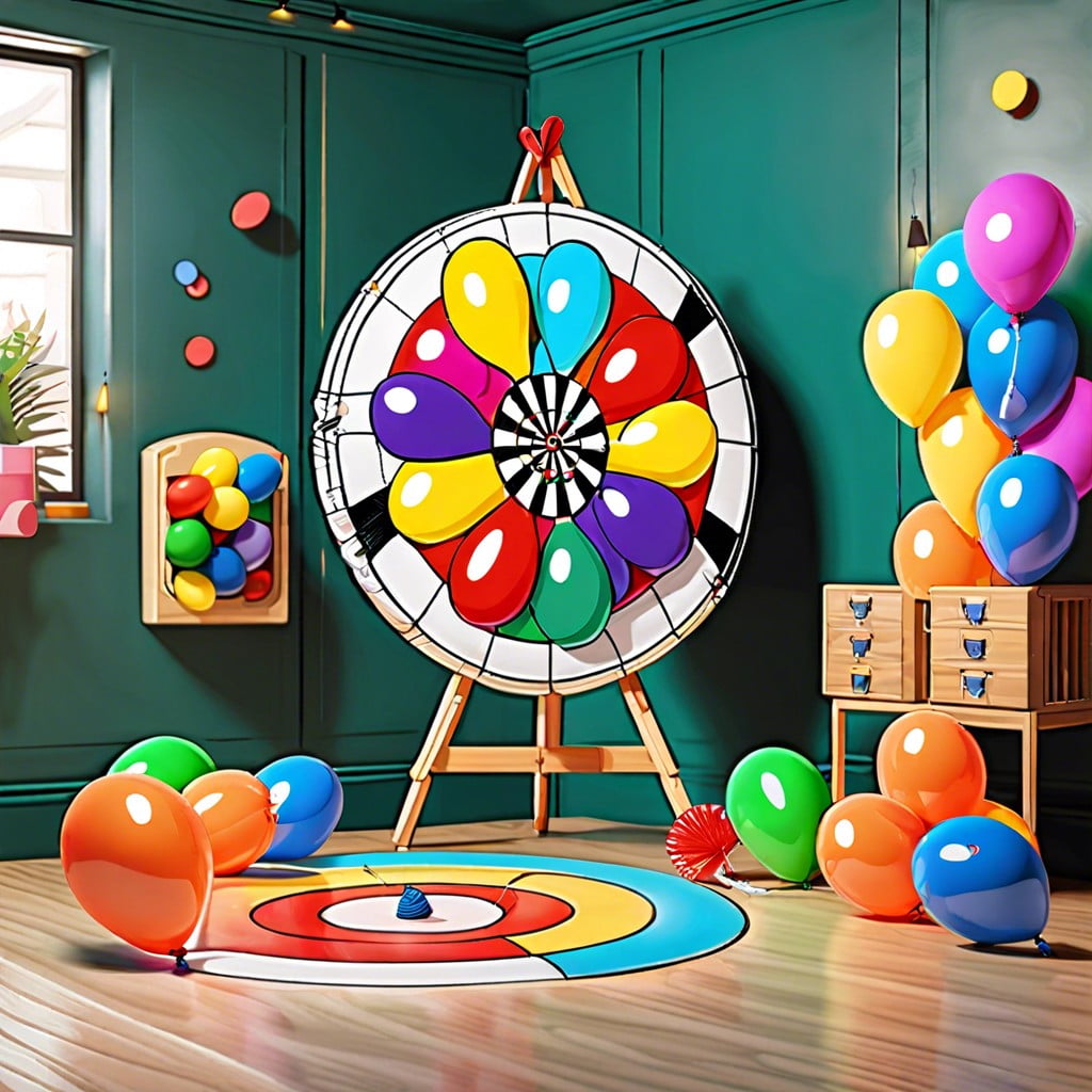 interactive balloon darts game with prizes