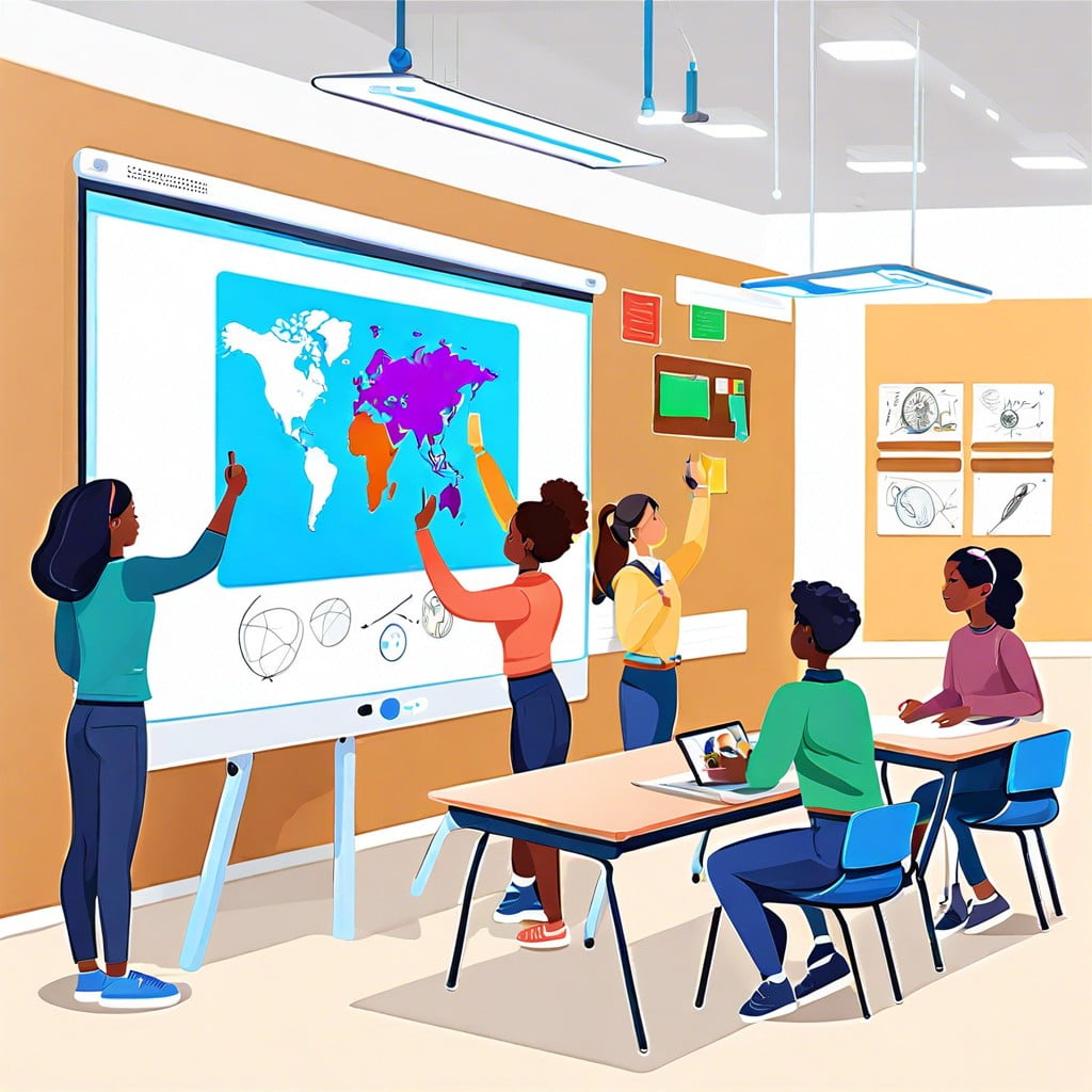 interactive whiteboards for collaboration