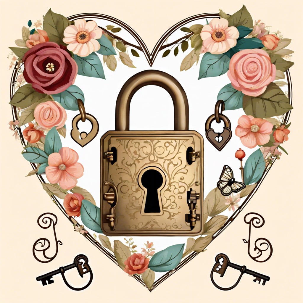 key to my heart vintage locks and keys