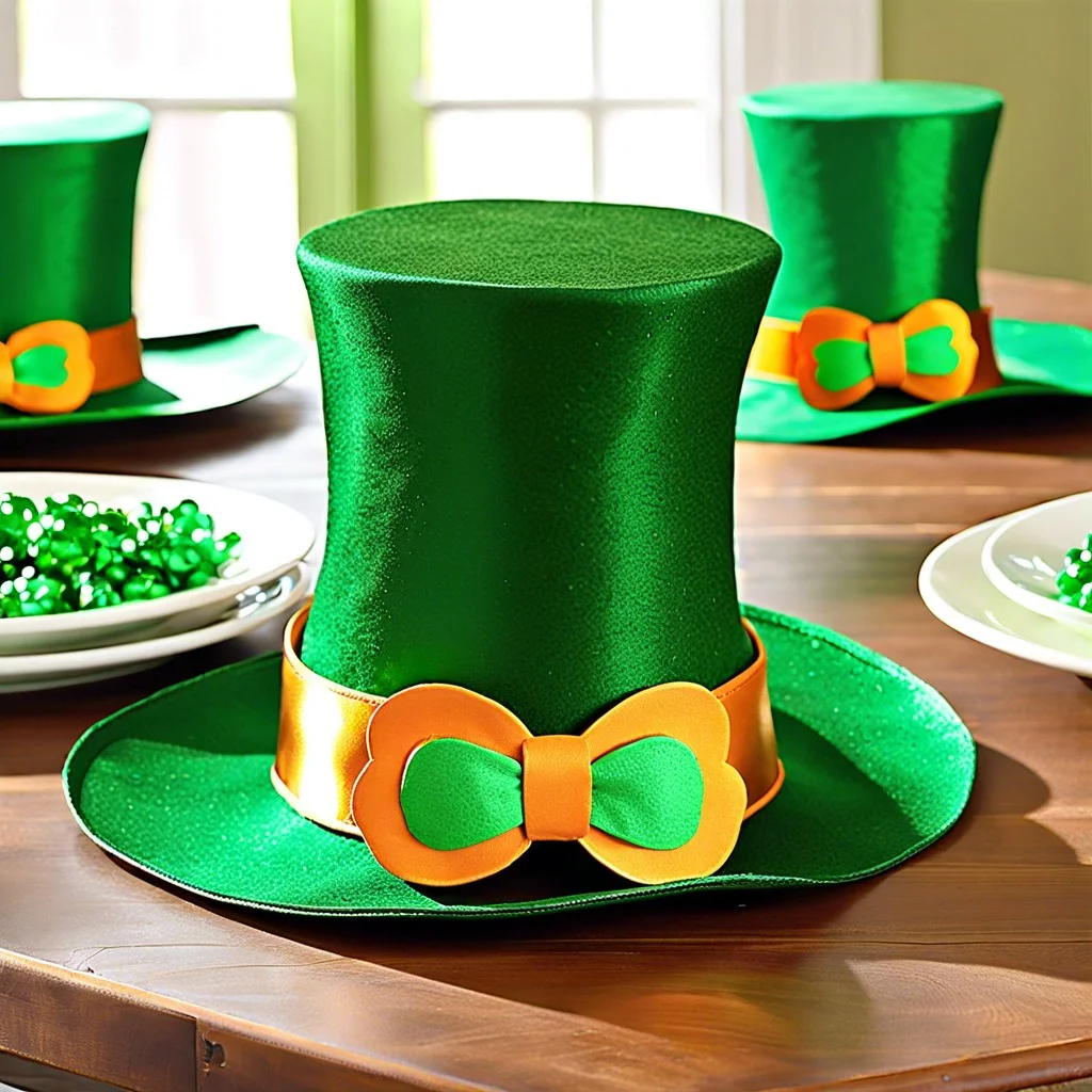 leprechaun hat centerpieces