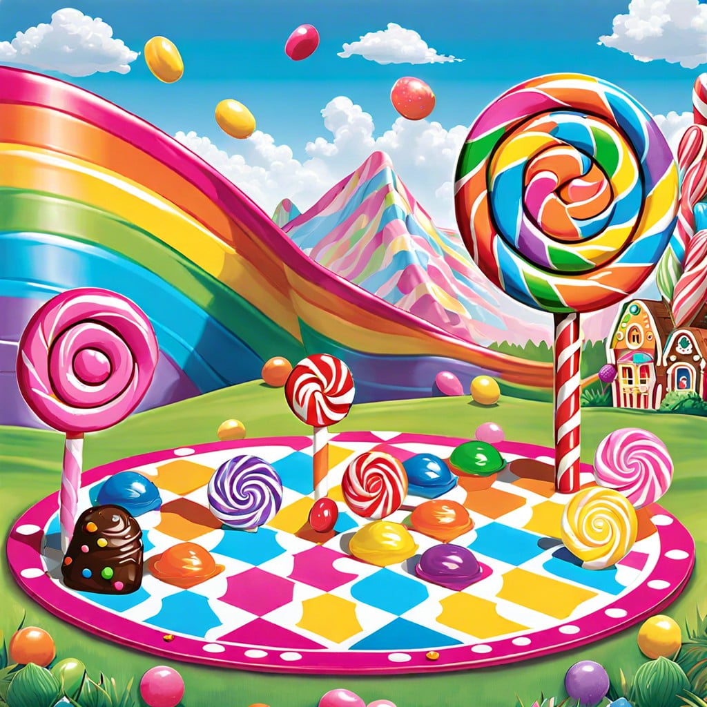 life size candyland game board