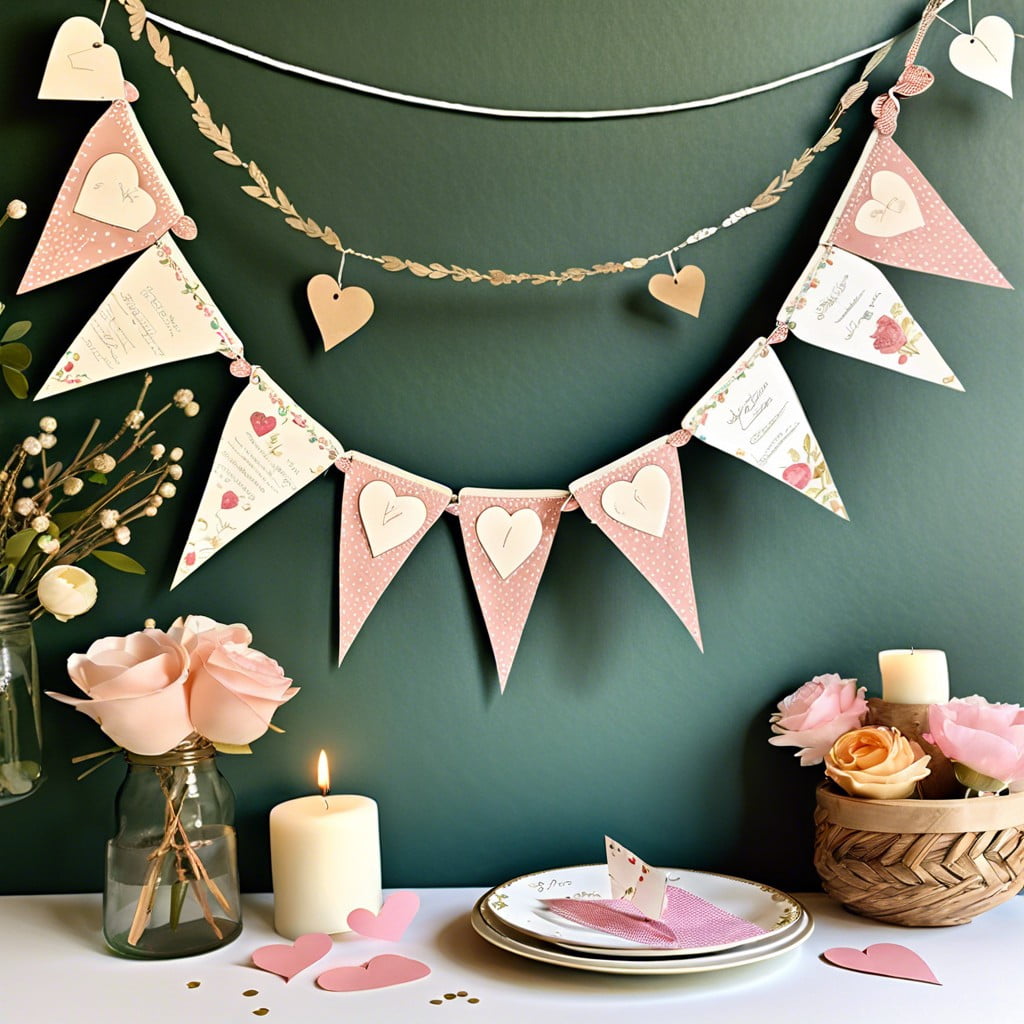 love letter bunting