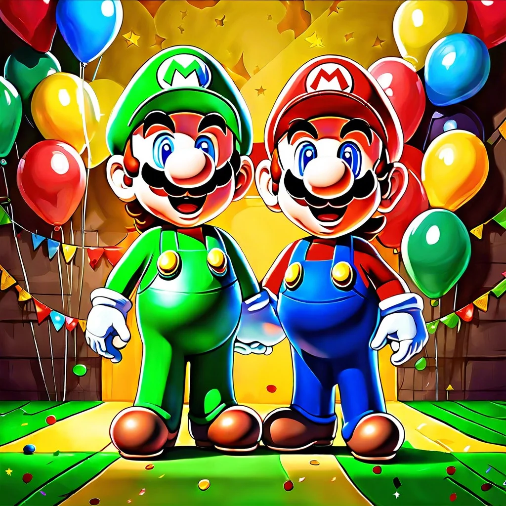 mario and luigi costume contest