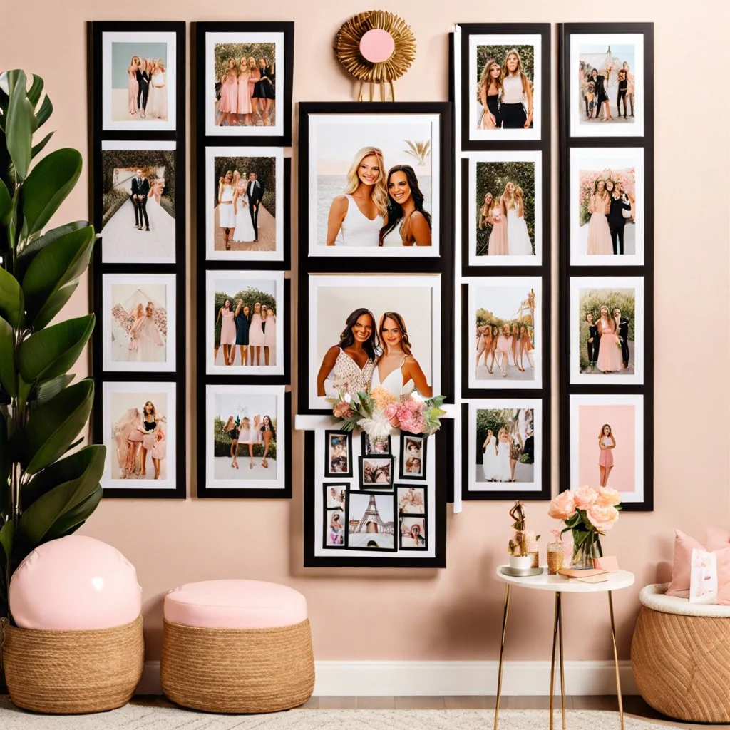 memory lane photo wall