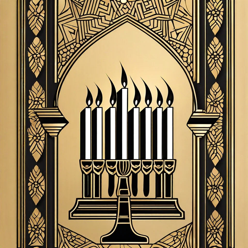 menorah wall art