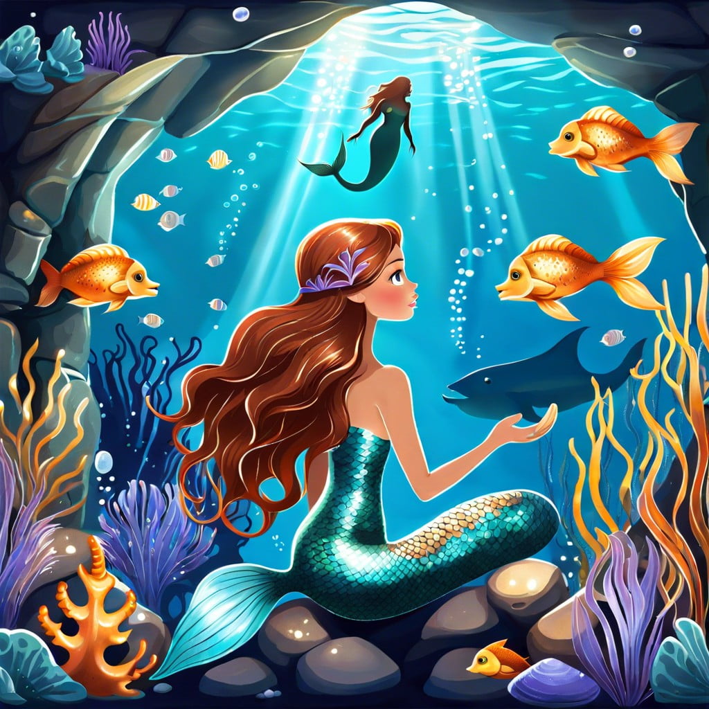 mermaid storytelling corner