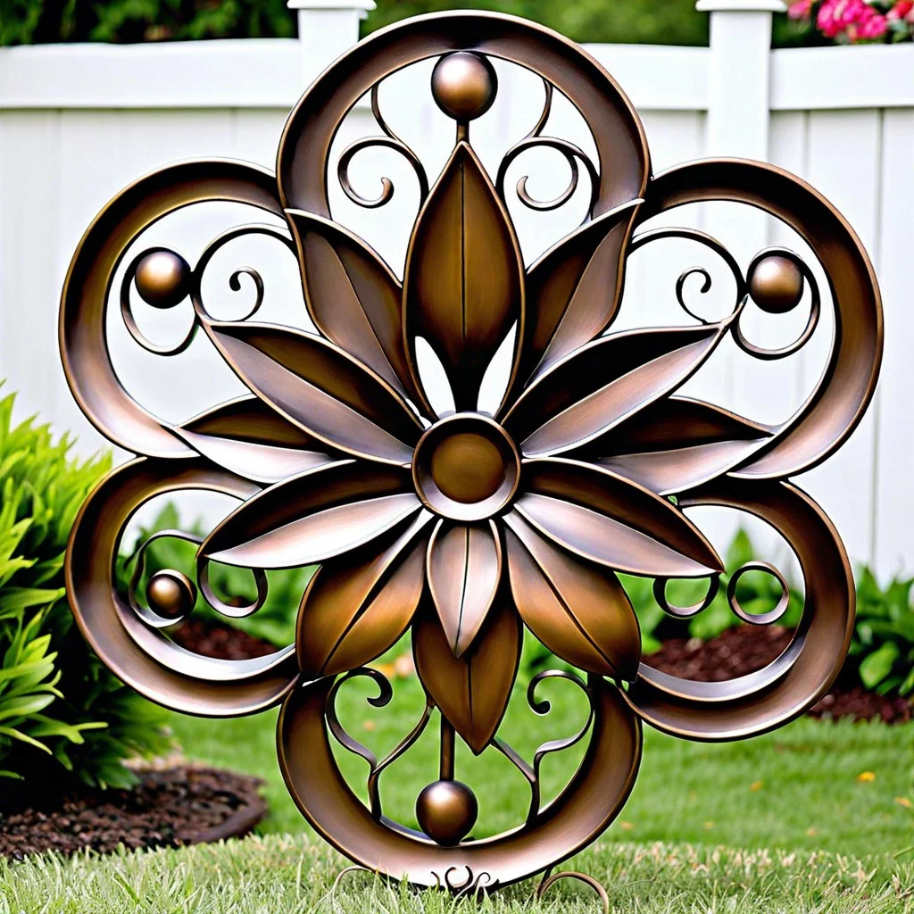 metal wall art or sculptures