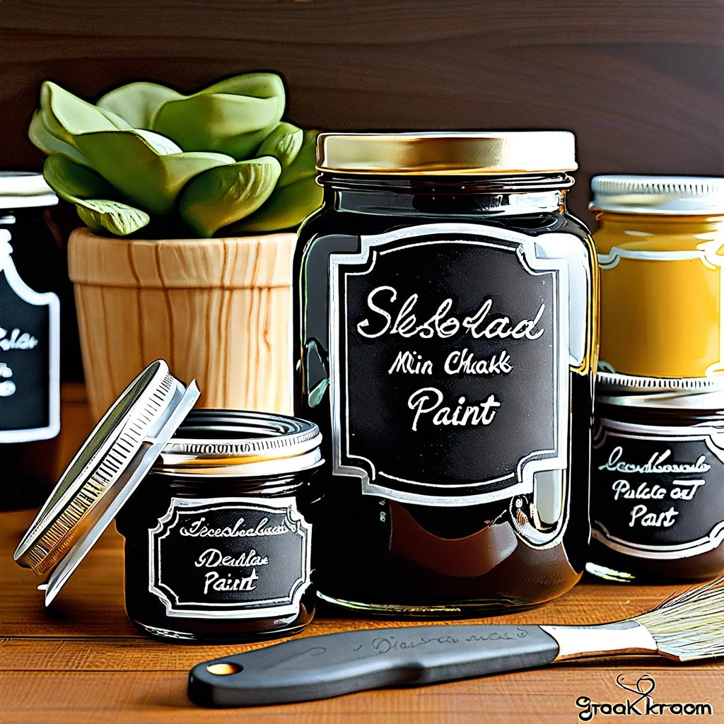 mini chalkboard paint labels for customization