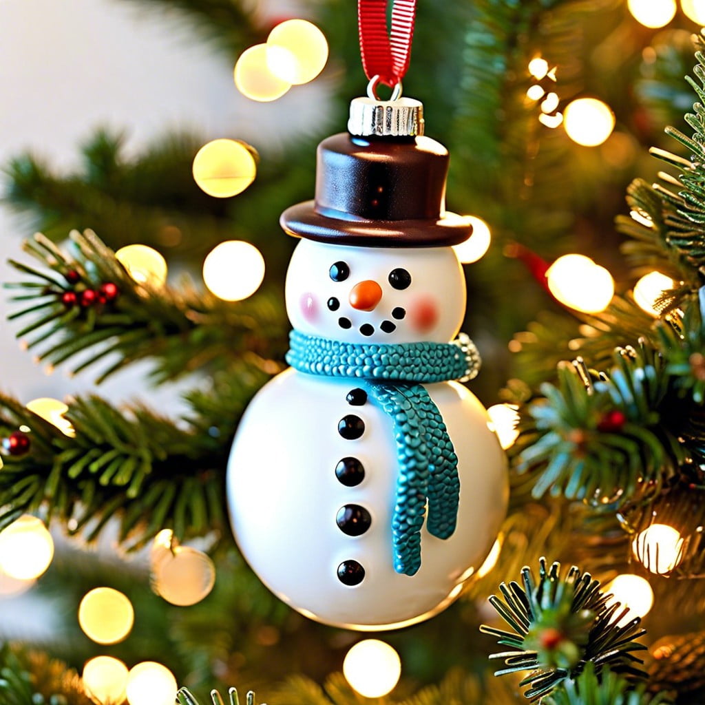 mini snowman ornaments