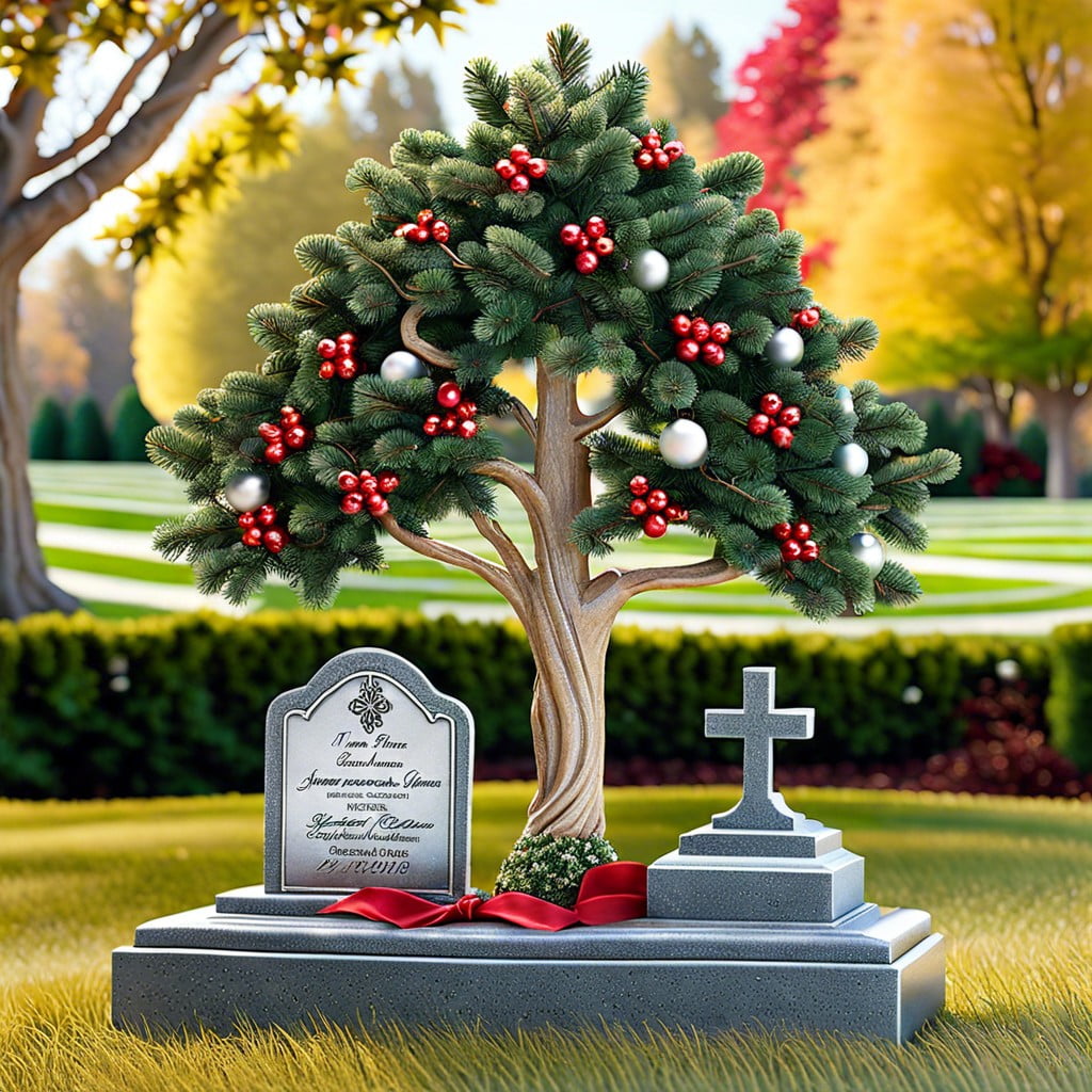 miniature tree with ornaments