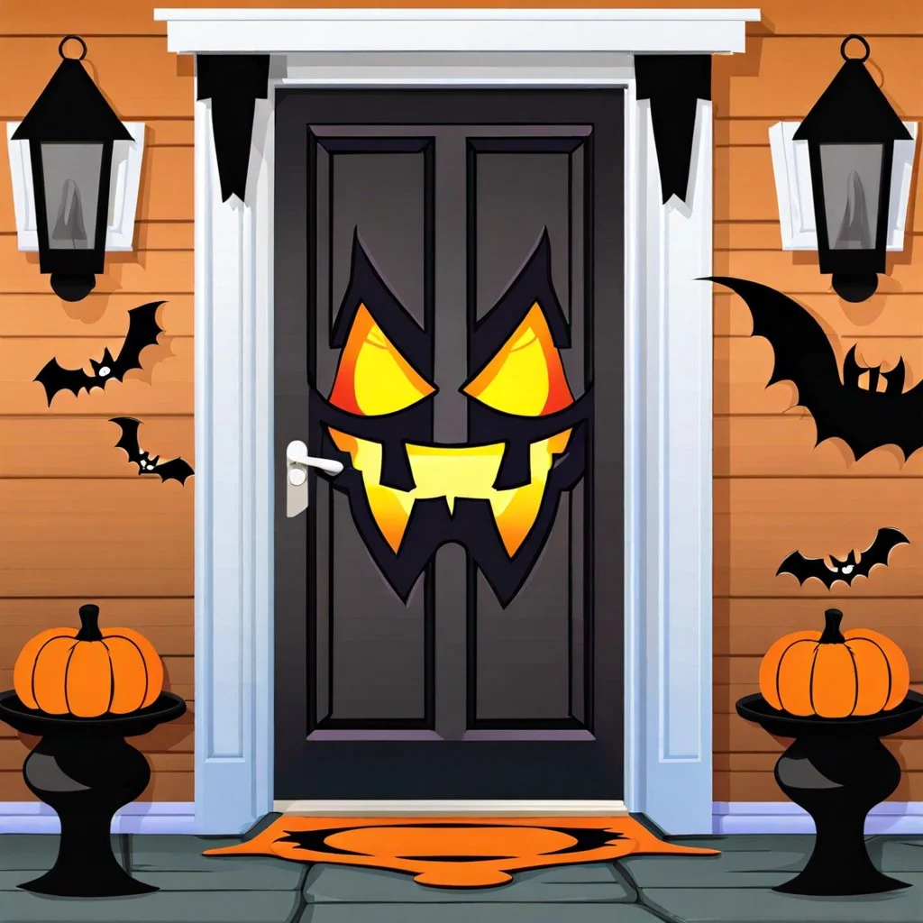 monster door decoration