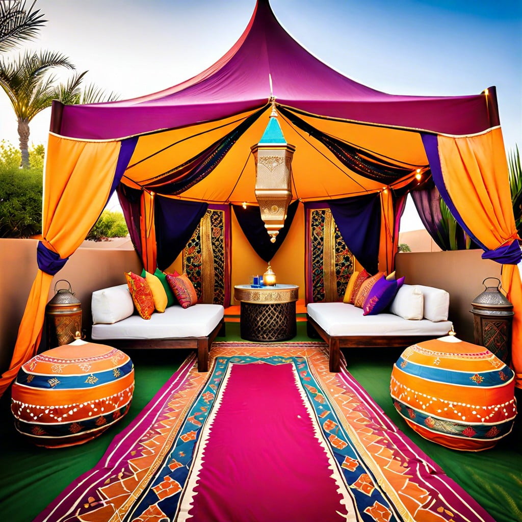 moroccan themed tents