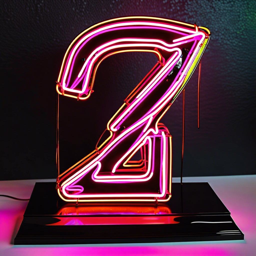 neon 21 sign