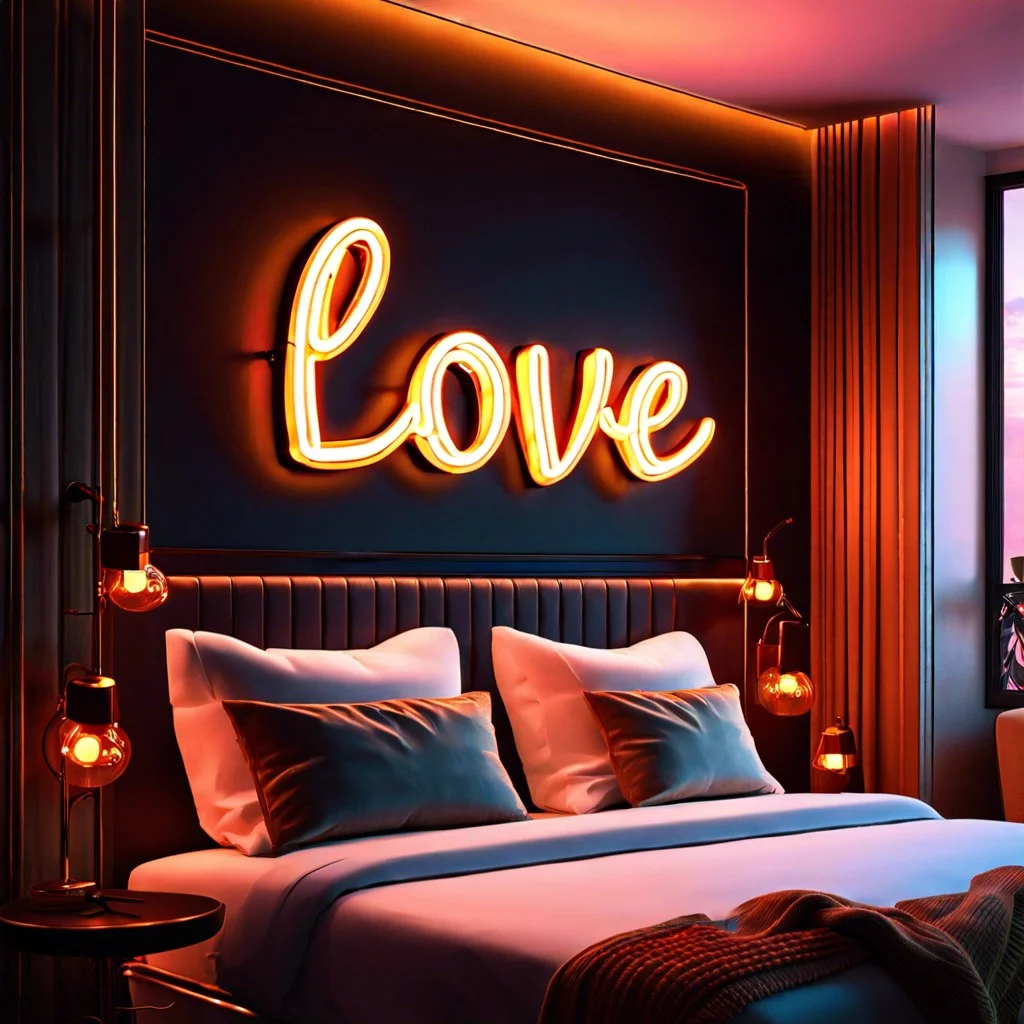 neon love sign