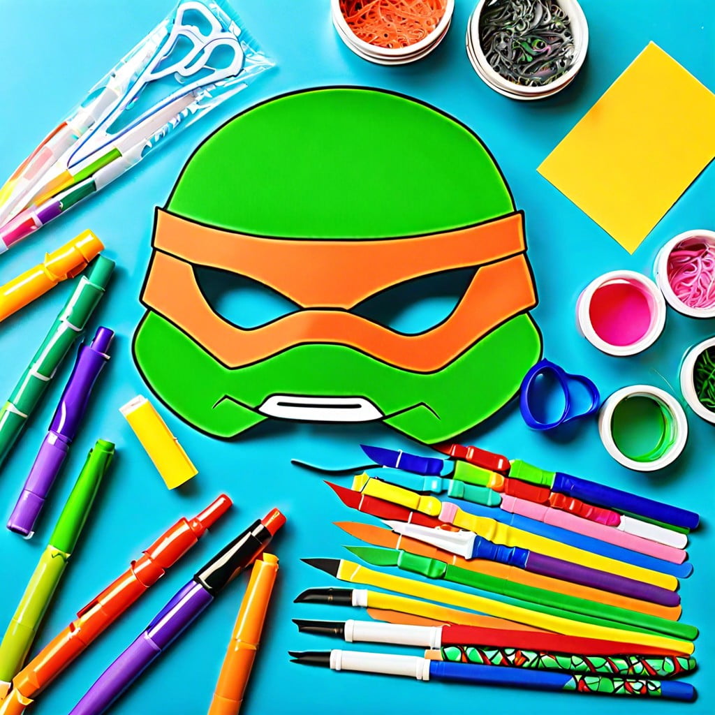 ninja turtle mask making craft