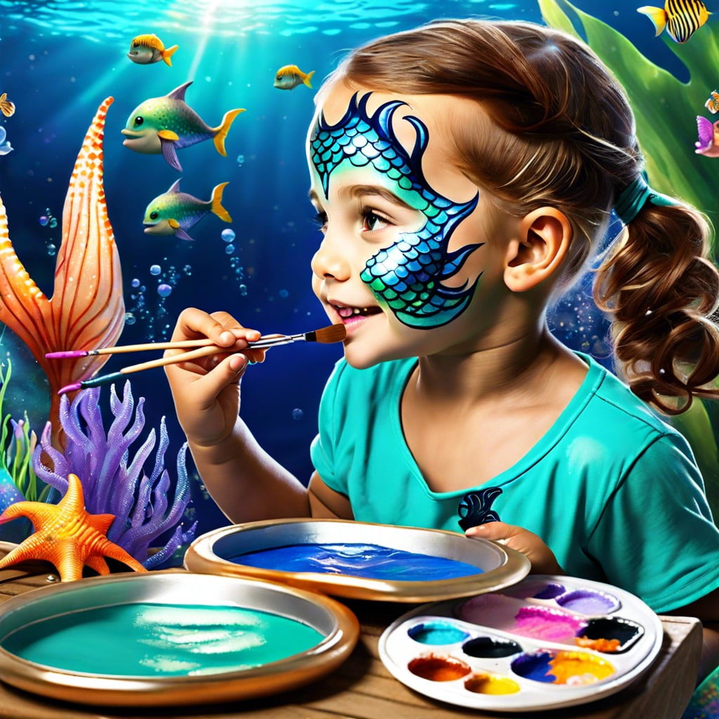 ocean animal face painting