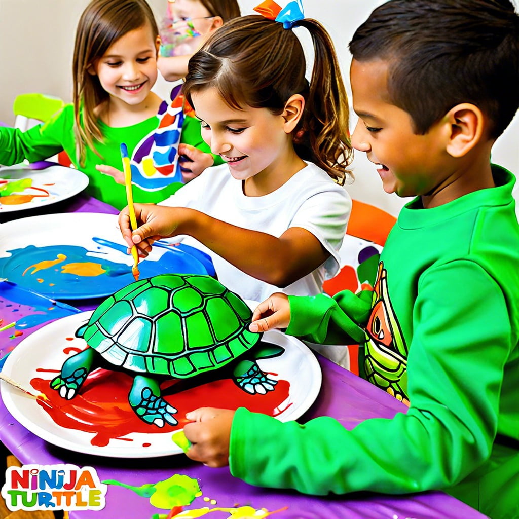 paint your own turtle shell activity