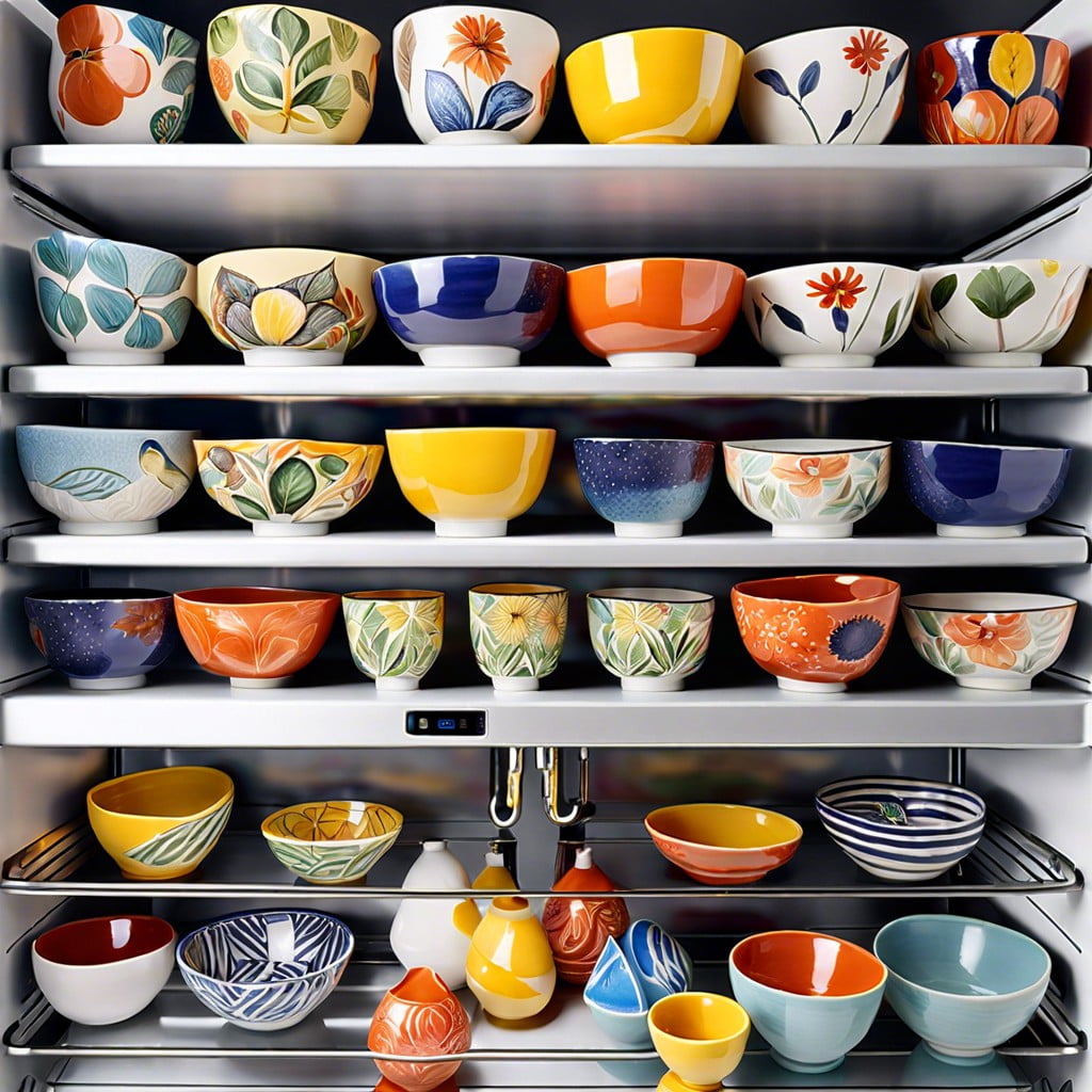 painted ceramic bowls