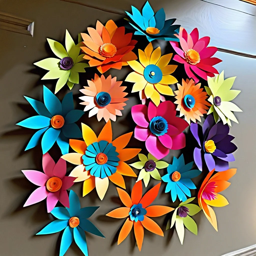 paper flower garland