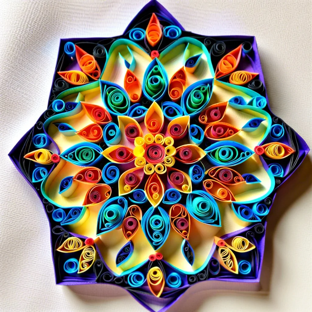 paper quilling mandala