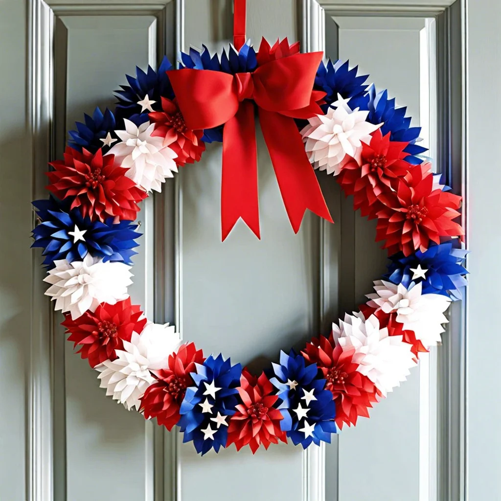 patriotic flag wreath