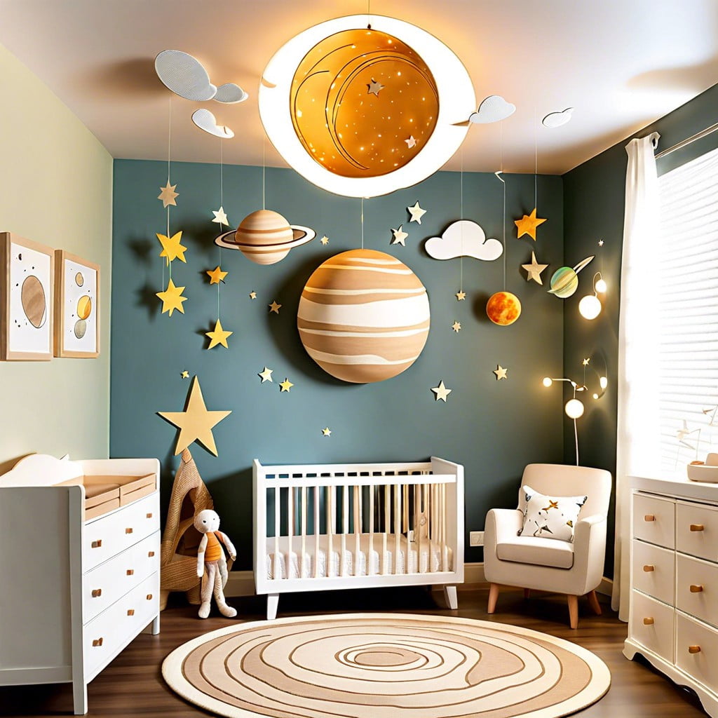 planet themed ceiling mobiles