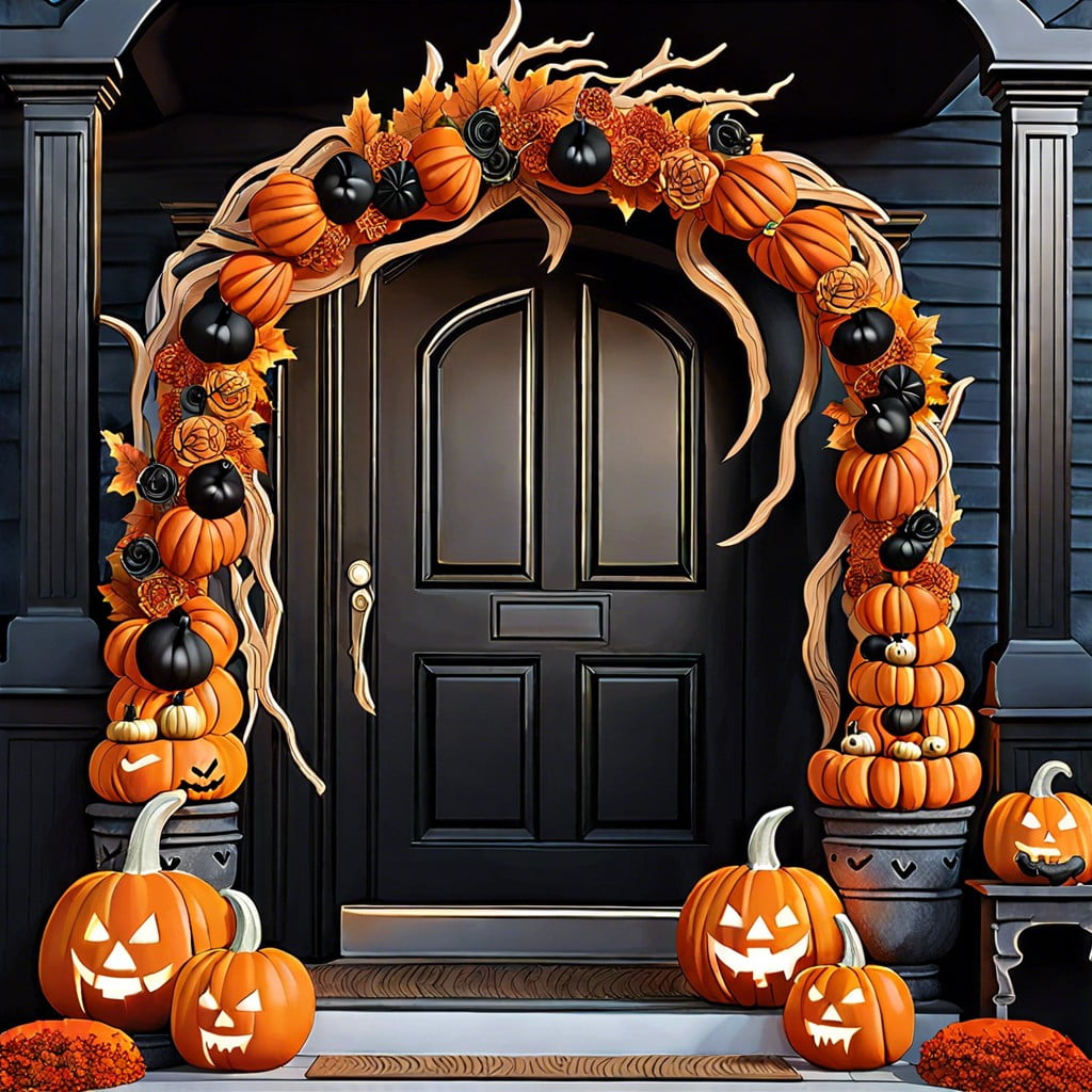 pumpkin archway