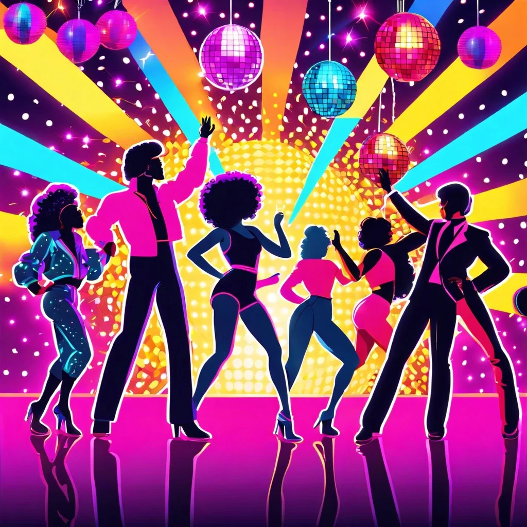 retro 80s disco bash