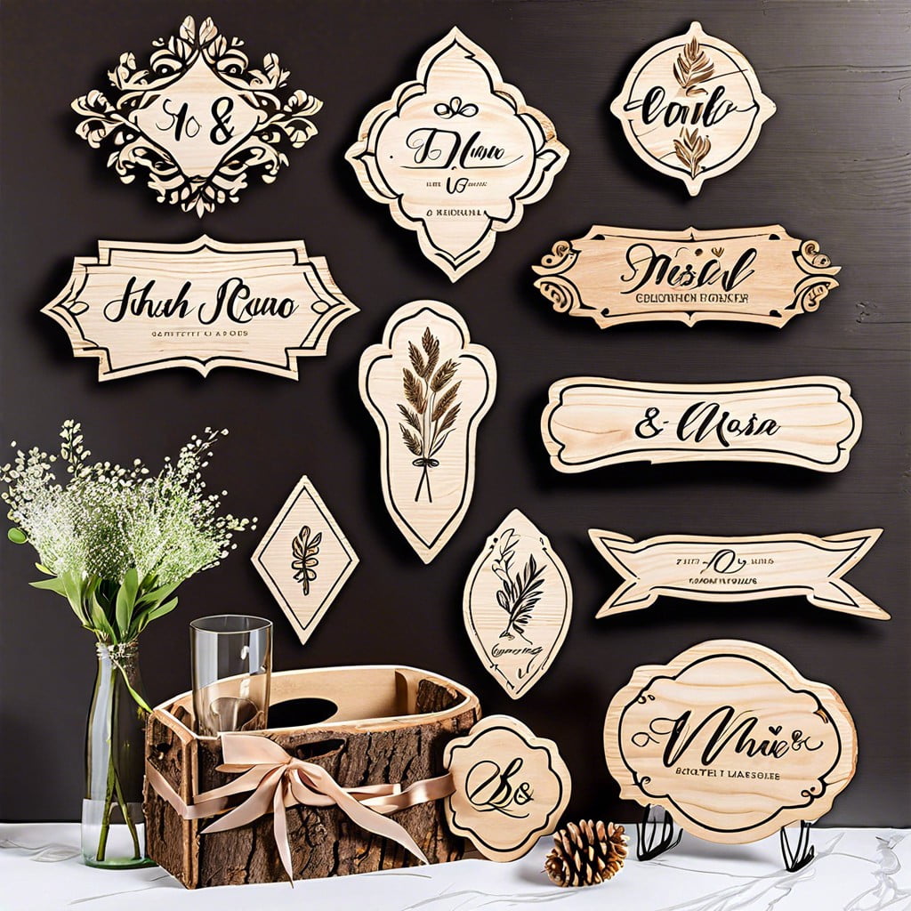 rustic wooden signs
