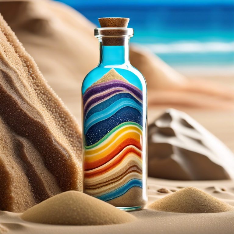 Stunning Sand Art In A Bottle Photos