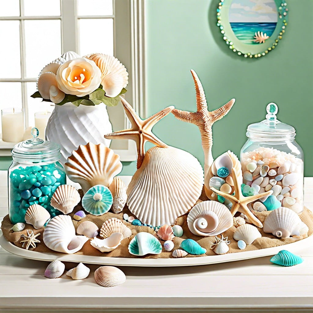 seashell crafting station