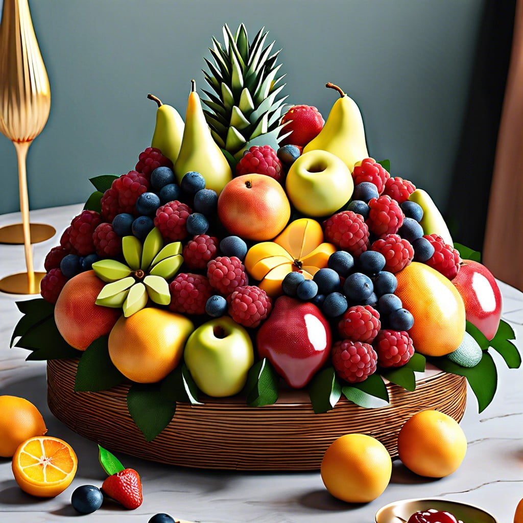 seasonal fruit displays