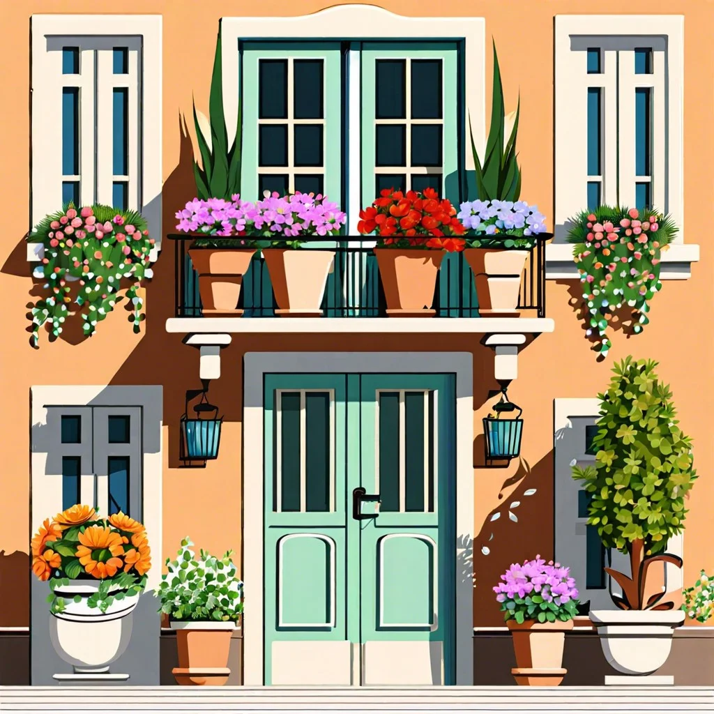 seasonal potted plants