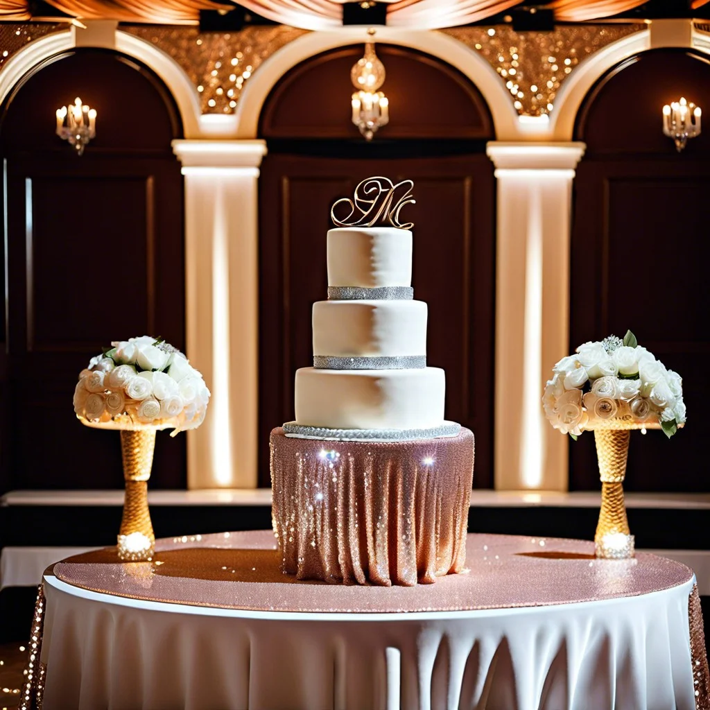 sequin tablecloth