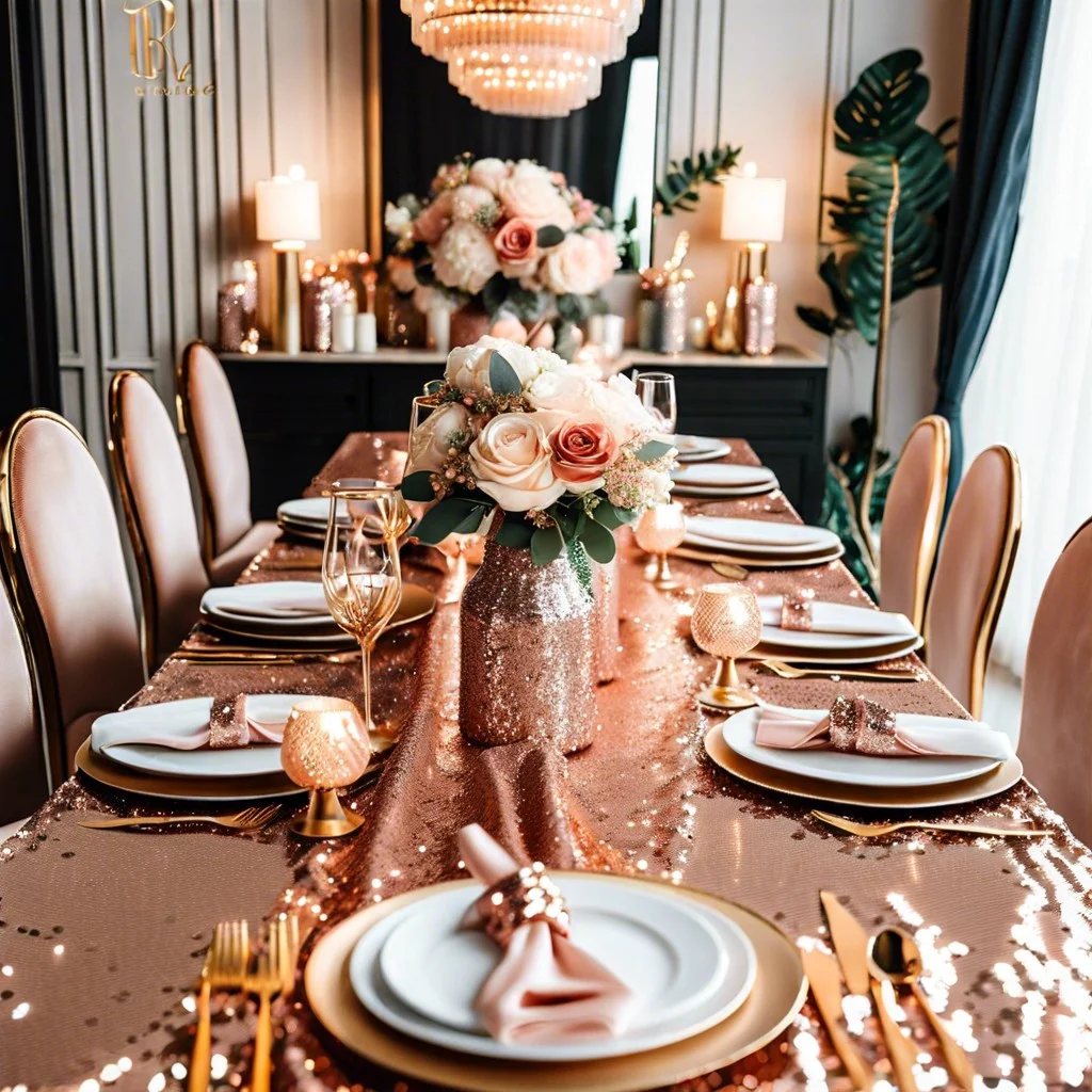 sequin tablecloths