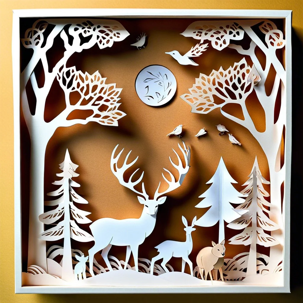 shadow box paper scenes