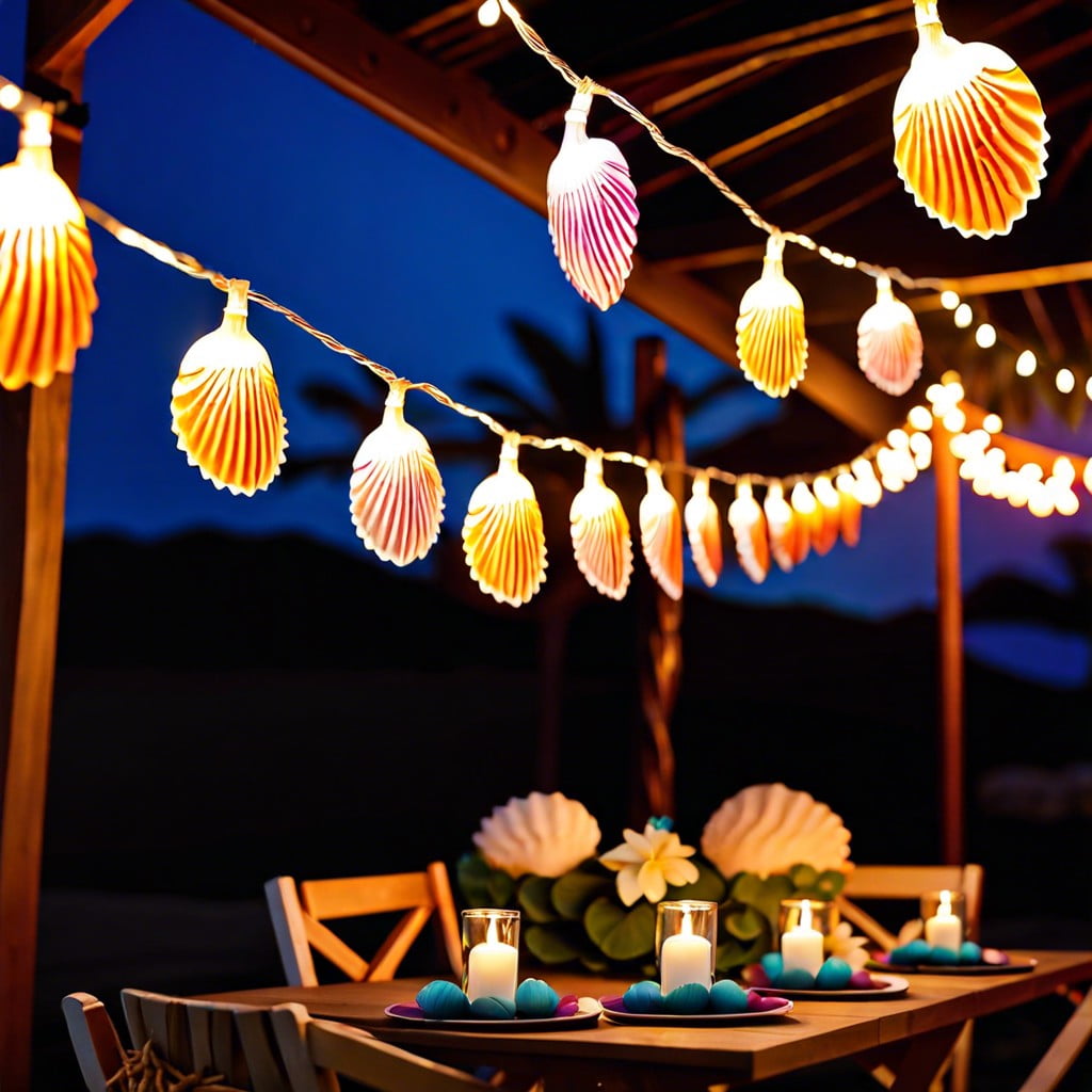 shell string lights