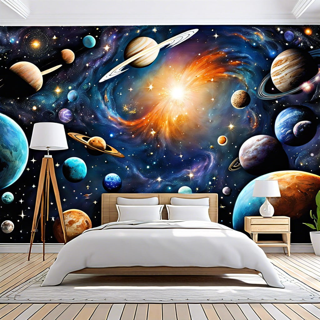 space mural wallpaper