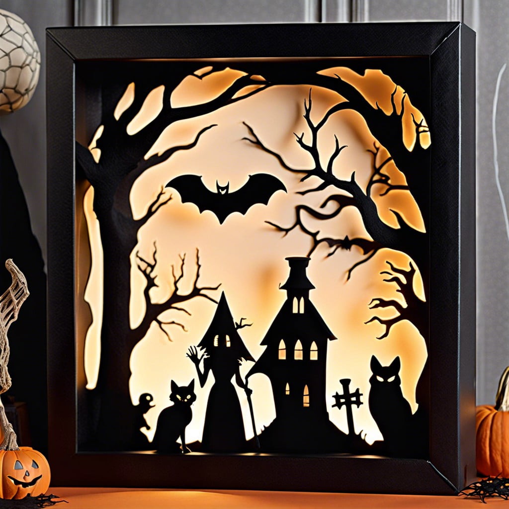spooky shadow boxes