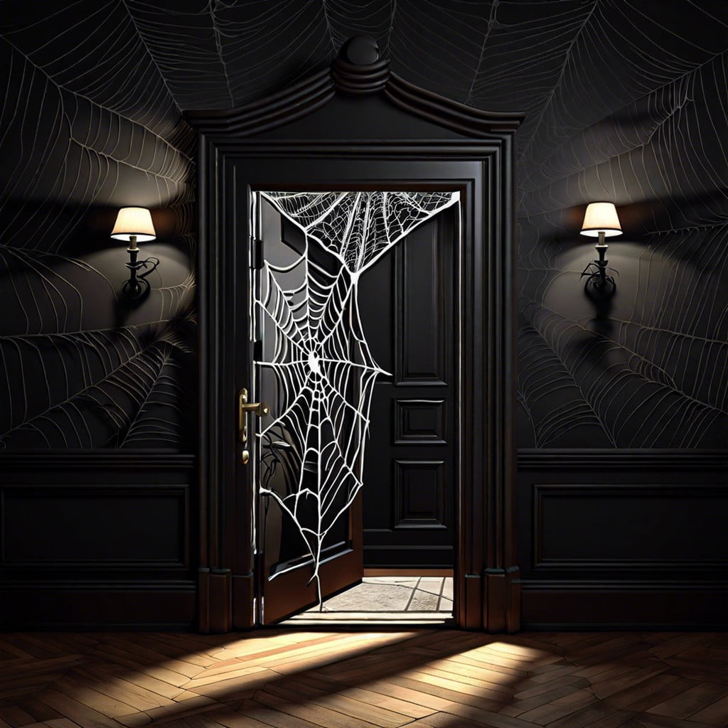 spooky spider webs