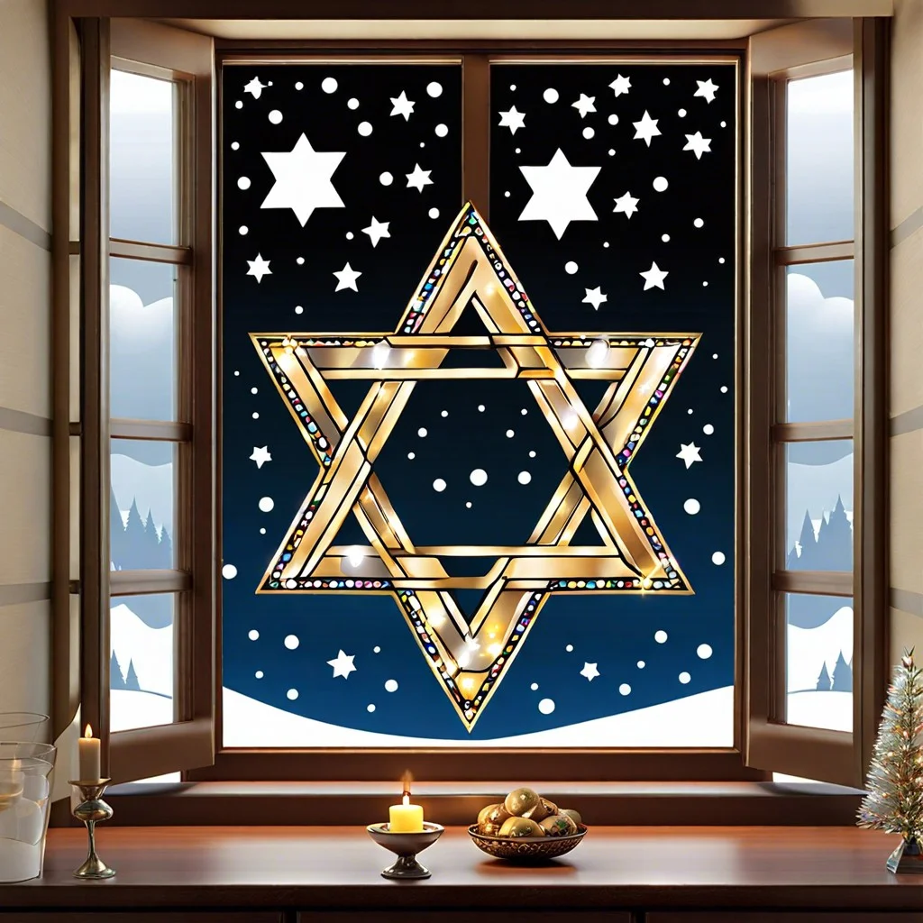 star of david window decals