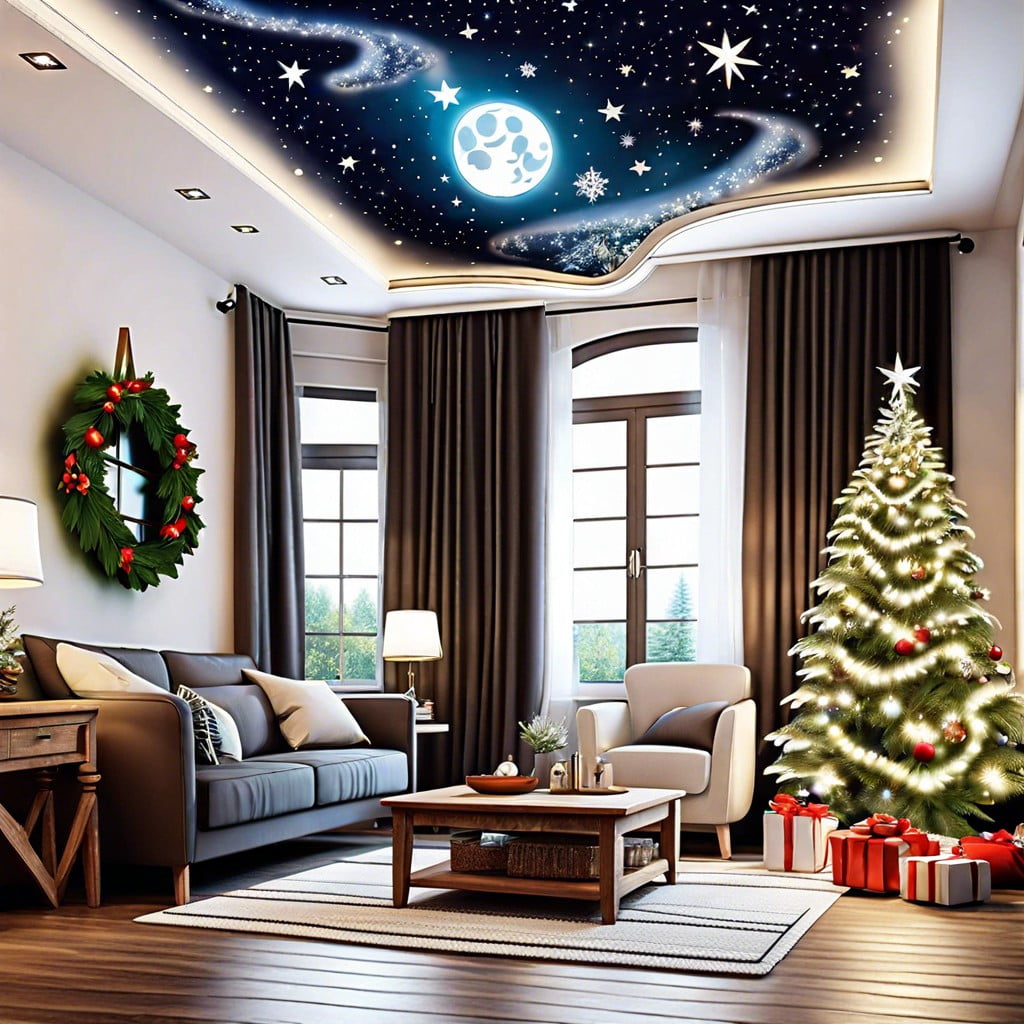 starry night ceiling decals